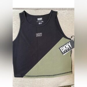 DKNY Women’s Athletic Crop Top Yoga Sports New Size XS